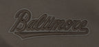 MLB BALTIMORE ORIOLES NEUTRAL MEN'S  DROP SHOULDER FLC PO HOODIE (DARK TAUPE)