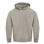 MLB BALTIMORE ORIOLES NEUTRAL MEN'S  DROP SHOULDER FLC PO HOODIE (TAUPE)