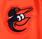 MLB BALTIMORE ORIOLES CLASSIC VESTE D'ENTRAÎNEMENT EN MAILLE DOUBLE POUR HOMME (ORANGE)