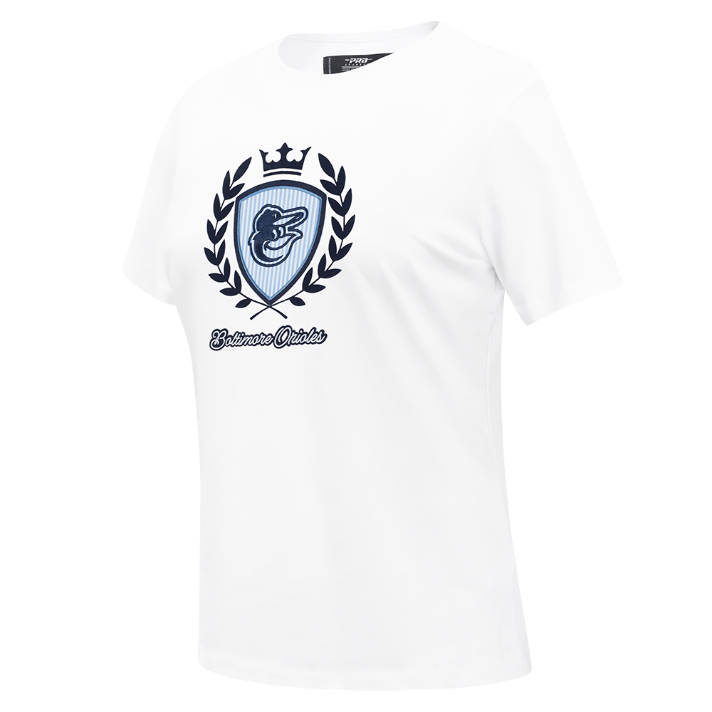 MLB BALTIMORE ORIOLES COUNTRY CLUB WOMEN´S SHORT SLEEVE SLIM FIT TEE (WHITE)