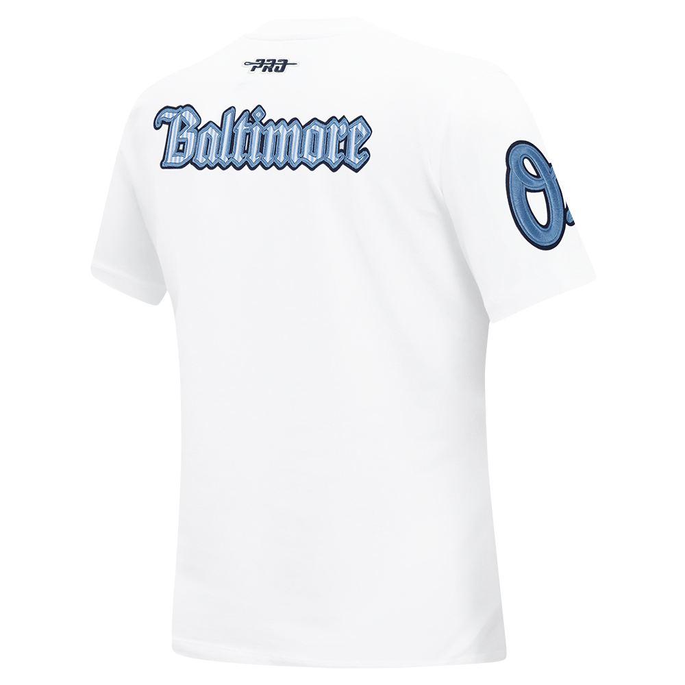 MLB BALTIMORE ORIOLES COUNTRY CLUB WOMEN´S SHORT SLEEVE SLIM FIT TEE (WHITE)