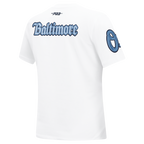 MLB BALTIMORE ORIOLES COUNTRY CLUB WOMEN´S SHORT SLEEVE SLIM FIT TEE (WHITE)