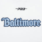 MLB BALTIMORE ORIOLES COUNTRY CLUB WOMEN´S SHORT SLEEVE SLIM FIT TEE (WHITE)
