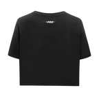 MLB BALTIMORE ORIOLES RETRO ELEVATION WOMEN'S SINGLE JERSEY BOXY TOP (BLACK)