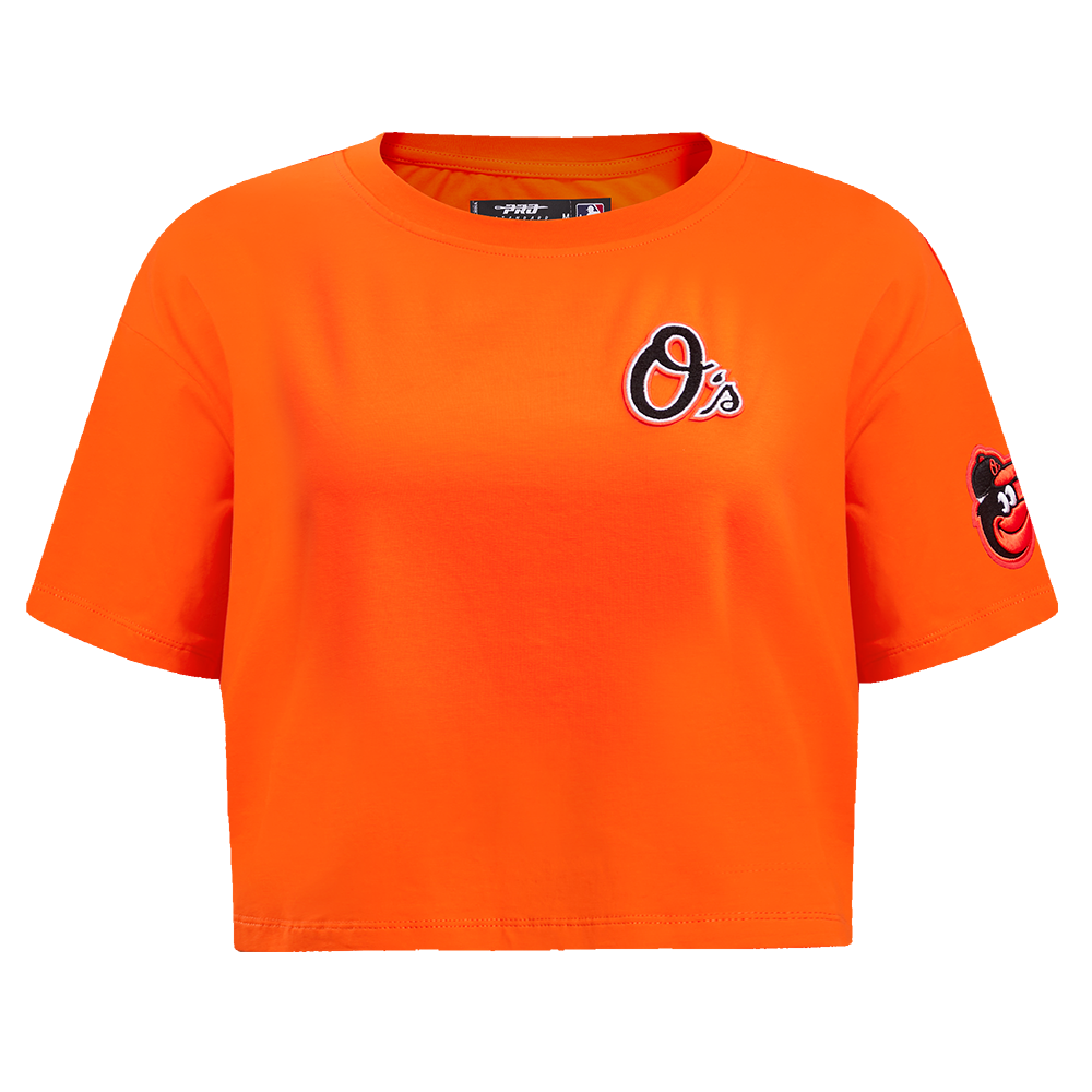 MLB BALTIMORE ORIOLES CLASSIC HAUT À COUPE CARRÉE POUR FEMME (ORANGE)