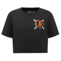 MLB BALTIMORE ORIOLES HAUT MASHUP À COUPE CARRÉE POUR FEMME (NOIR)