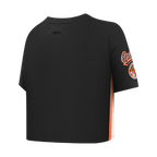 MLB BALTIMORE ORIOLES HAUT MASHUP À COUPE CARRÉE POUR FEMME (NOIR)