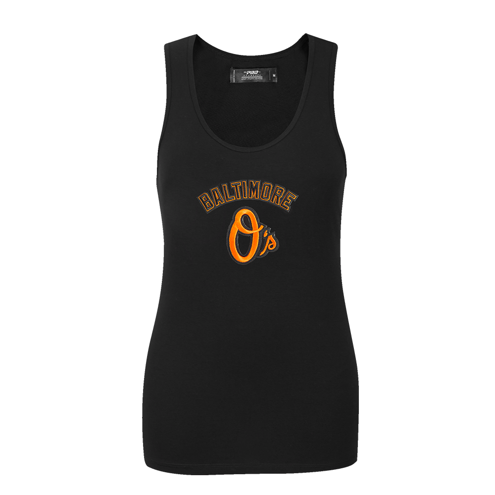 MLB BALTIMORE ORIOLES CLASSIC CAMISOLE DOS NAGEUR POUR FEMME (NOIR)