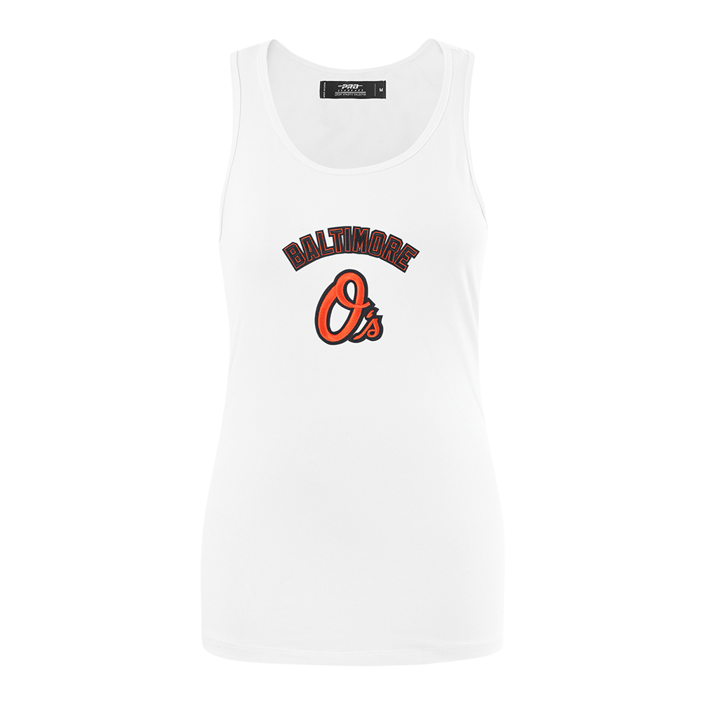 MLB BALTIMORE ORIOLES CLASSIC WOMEN'S RACERBACK (WHITE)