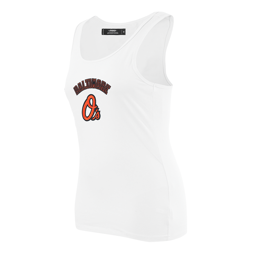 MLB BALTIMORE ORIOLES CLASSIC WOMEN'S RACERBACK (WHITE)