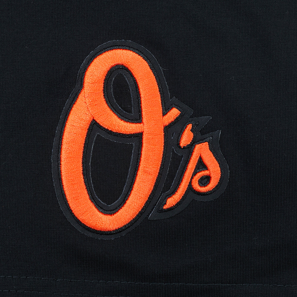 MLB BALTIMORE ORIOLES CLASSIC CHENILLE WOMEN'S BODYCON DRESS (BLACK)