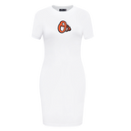 MLB BALTIMORE ORIOLES CLASSIC ROBE MOULANTE POUR FEMME (BLANC)