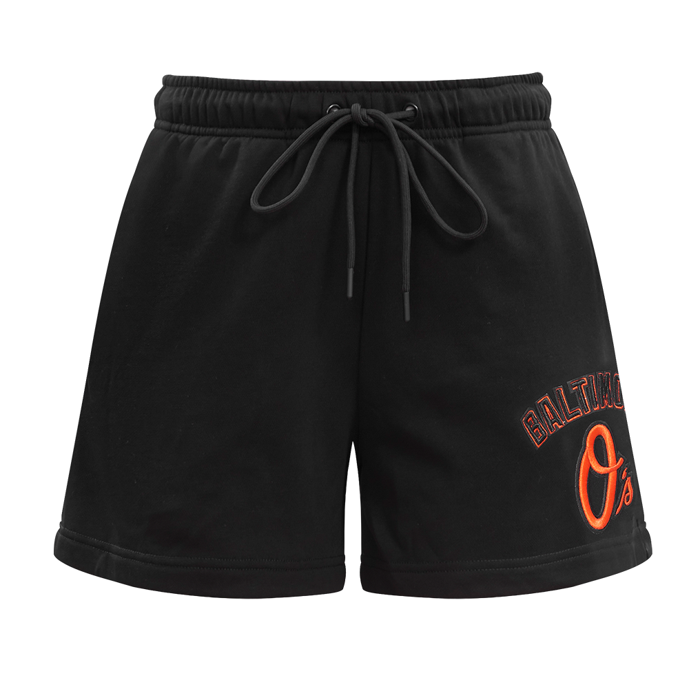 MLB BALTIMORE ORIOLES CLASSIC WOMEN'S SHORT (BLACK)