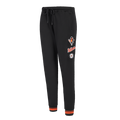MLB BALTIMORE ORIOLES RETRO CLASSIC WOMEN'S RIB SWEATPANT (BLACK/ORANGE)