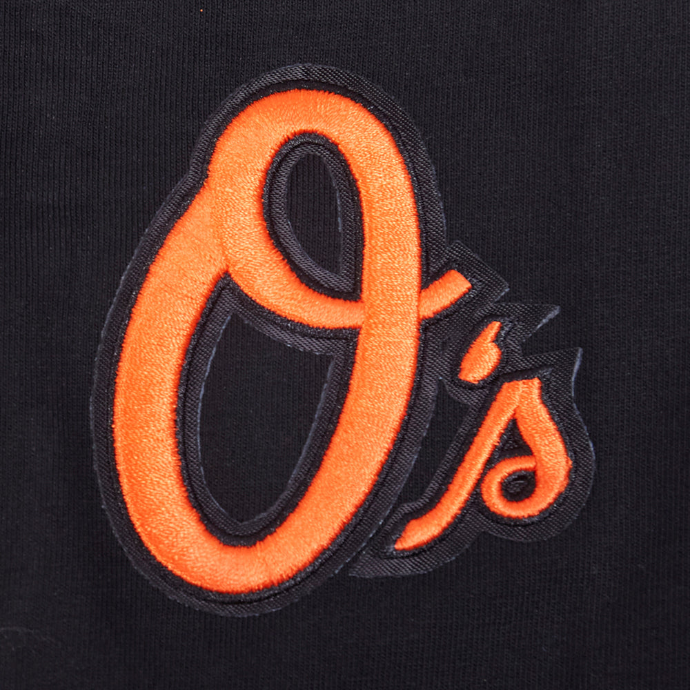 MLB BALTIMORE ORIOLES CLASSIC CHENILLE WOMEN'S HW JERSEY LEGGING (BLACK)