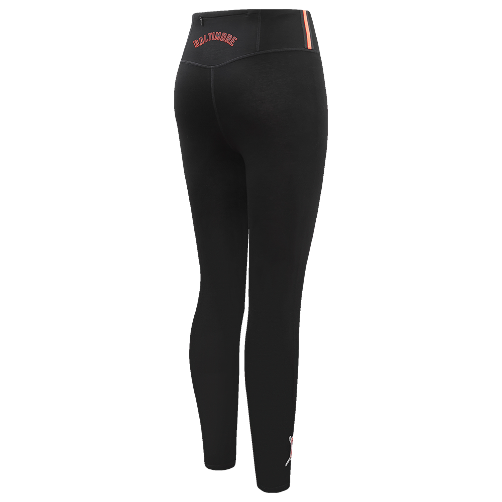 MLB BALTIMORE ORIOLES LEGGING MASHUP EN JERSEY POUR FEMME (NOIR)