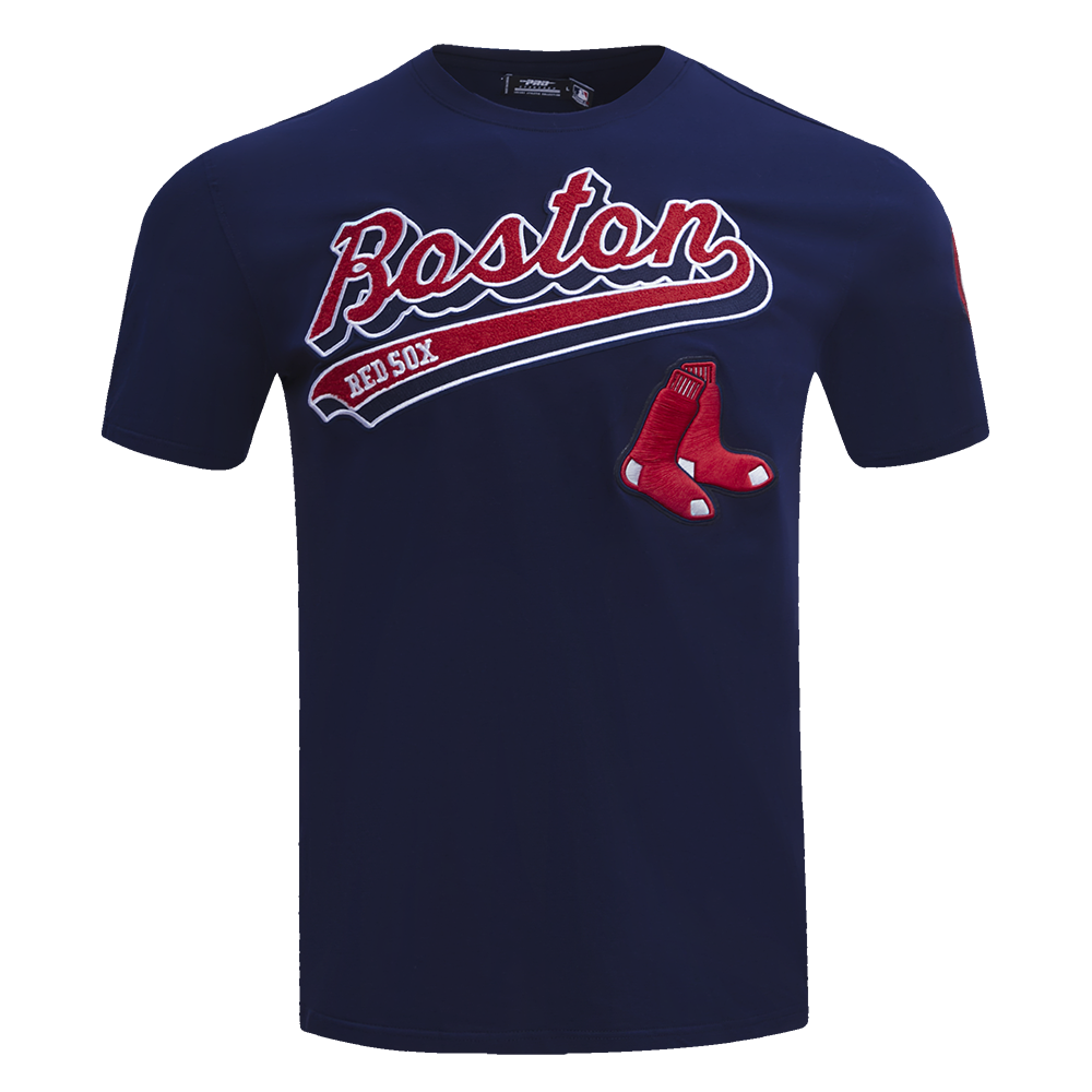MLB BOSTON RED SOX SCRIPT TAIL MEN'S SJ TOP (MIDNIGHT NAVY)