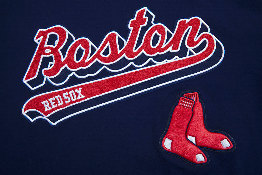 MLB BOSTON RED SOX SCRIPT TAIL MEN'S SJ TOP (MIDNIGHT NAVY)