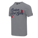 MLB BOSTON RED SOX SOUVENIR HAUT EN JERSEY SIMPLE POUR HOMME (GRIS)