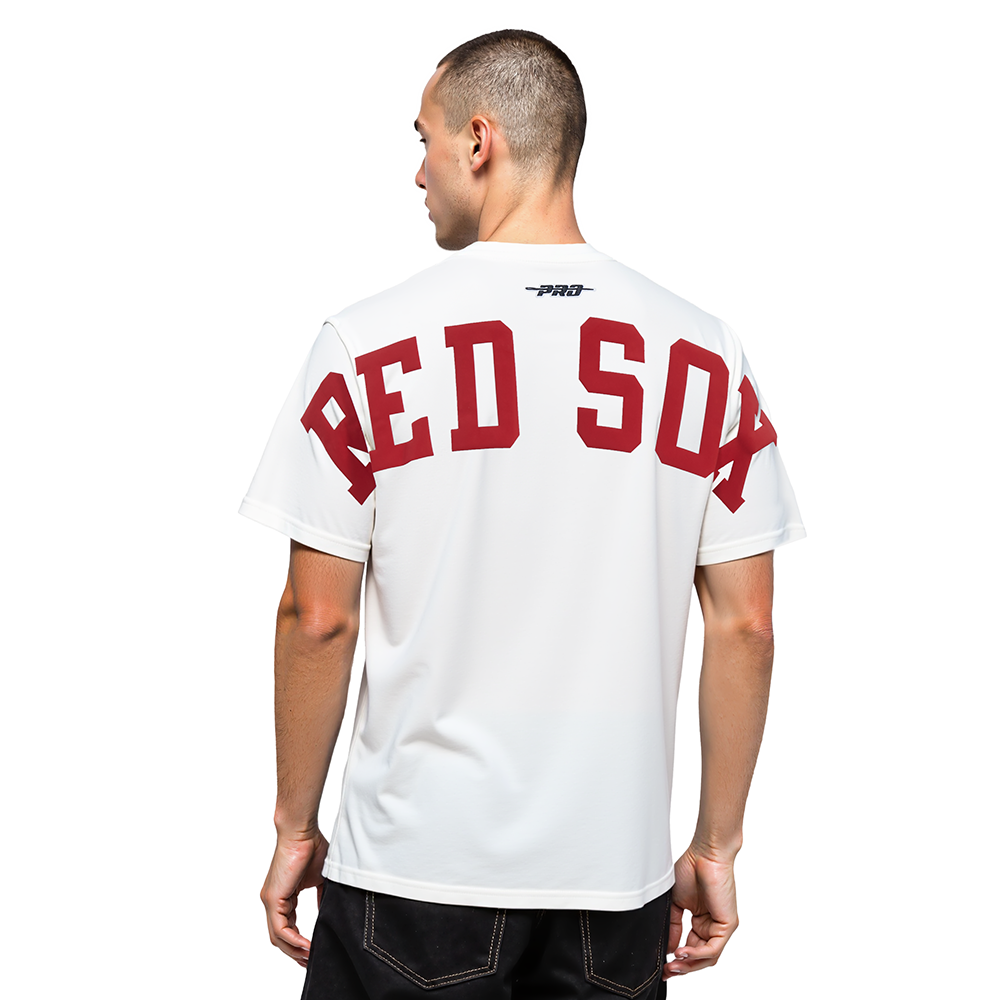 MLB BOSTON RED SOX WINGSPAN MEN'S CJ DROP SHOULDER TOP v2 (WHITE)
