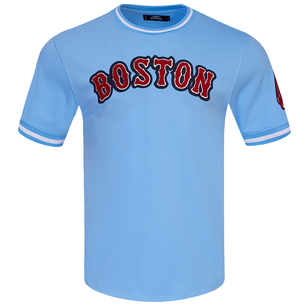 MLB BOSTON RED SOX CLASSIC CHENILLE MEN'S TOP (UNIVERSITY BLUE)