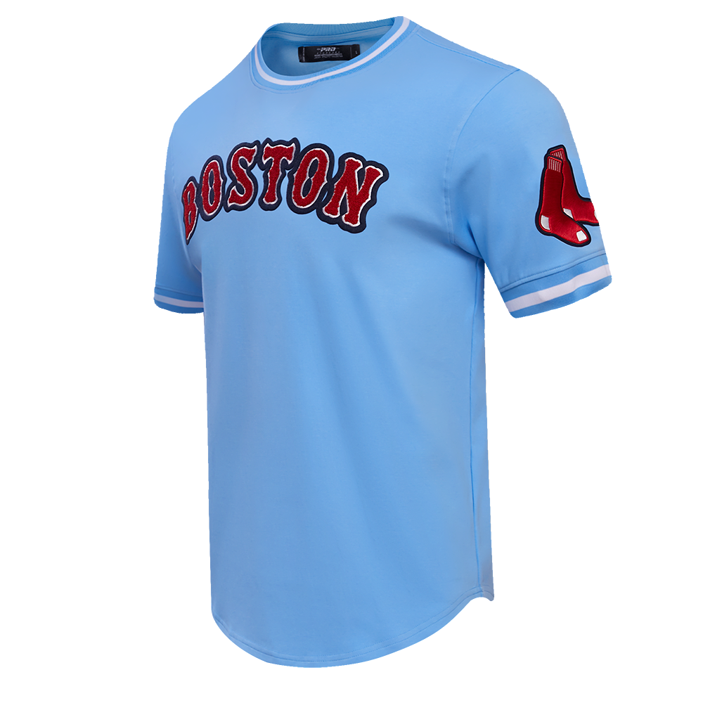 MLB BOSTON RED SOX CLASSIC CHENILLE MEN'S TOP (UNIVERSITY BLUE)