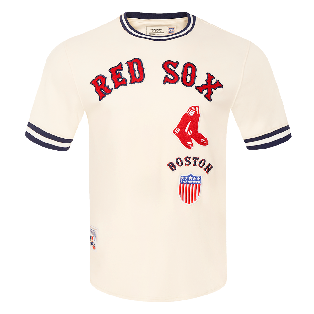 MLB BOSTON RED SOX RETRO CLASSIC MEN'S TOP (EGGSHELL/ MIDNIGHT NAVY)