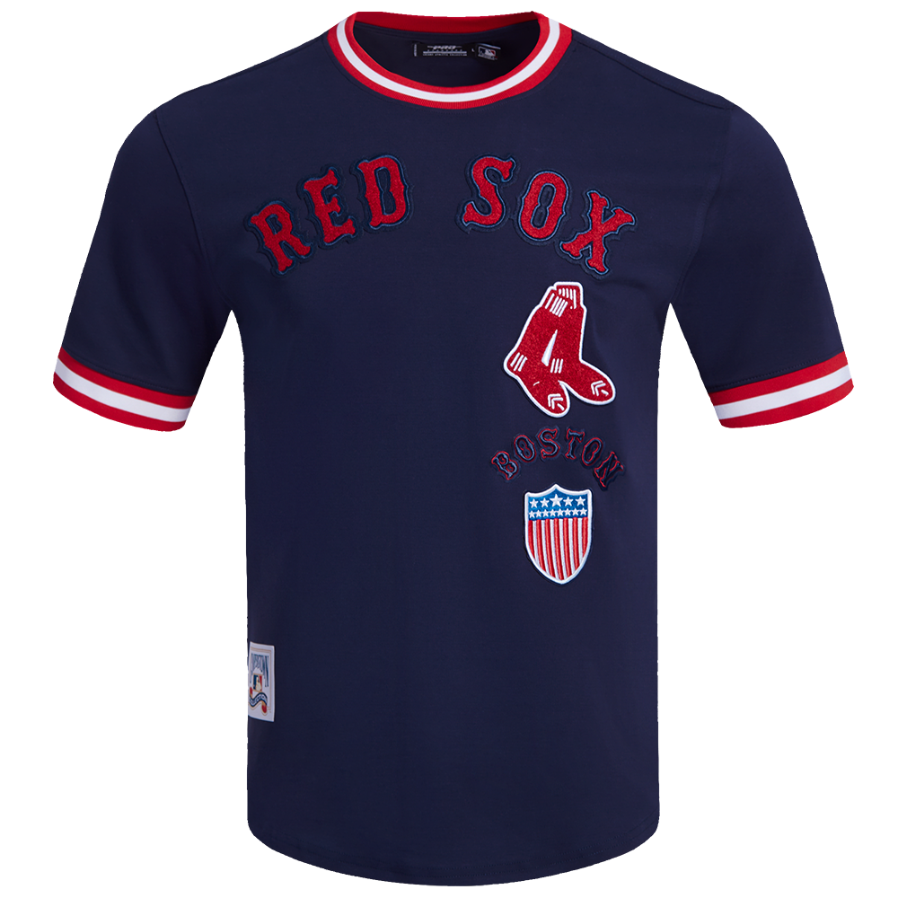 MLB BOSTON RED SOX RETRO CLASSIC MEN'S TOP (MIDNIGHT NAVY/RED/MIDNIGHT NAVY)
