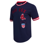MLB BOSTON RED SOX RETRO CLASSIC MEN'S TOP (MIDNIGHT NAVY/RED/MIDNIGHT NAVY)