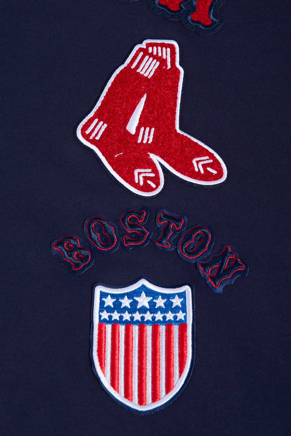 MLB BOSTON RED SOX RETRO CLASSIC MEN'S TOP (MIDNIGHT NAVY/RED/MIDNIGHT NAVY)
