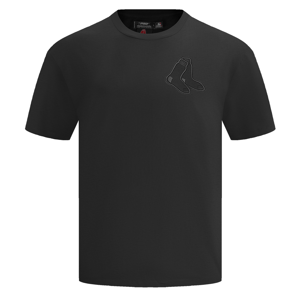 MLB BOSTON RED SOX NEUTRAL HAUT EN JERSEY DE COTON À ÉPAULES TOMBANTES POUR HOMME (NOIR)