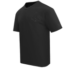 MLB BOSTON RED SOX NEUTRAL HAUT EN JERSEY DE COTON À ÉPAULES TOMBANTES POUR HOMME (NOIR)