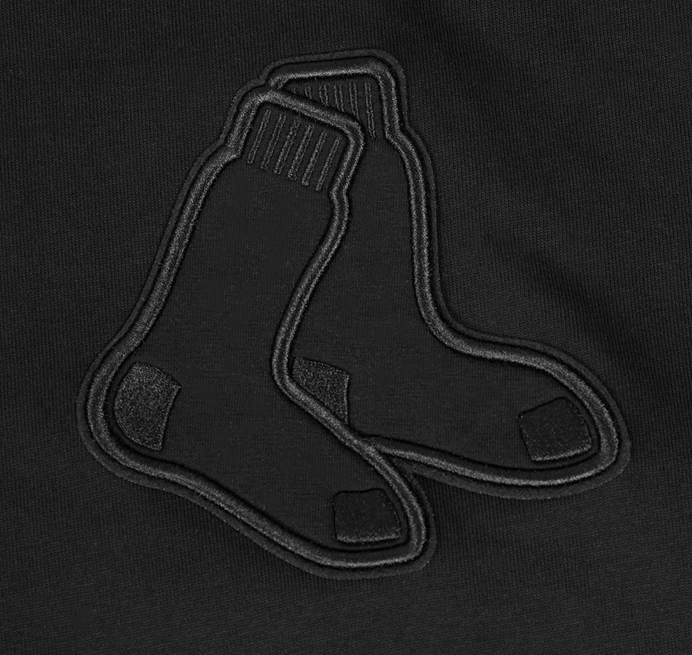 MLB BOSTON RED SOX NEUTRAL HAUT EN JERSEY DE COTON À ÉPAULES TOMBANTES POUR HOMME (NOIR)