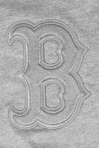 MLB BOSTON RED SOX NEUTRAL HAUT EN JERSEY DE COTON À ÉPAULES TOMBANTES POUR HOMME (GRIS CHINÉ FONCÉ)