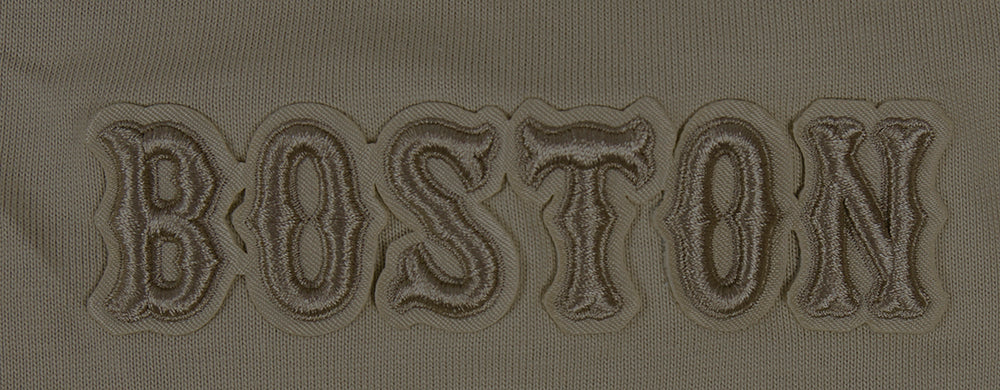 MLB BOSTON RED SOX NEUTRAL MEN'S  CJ  DROP SHOULDER TOP (DARK TAUPE)