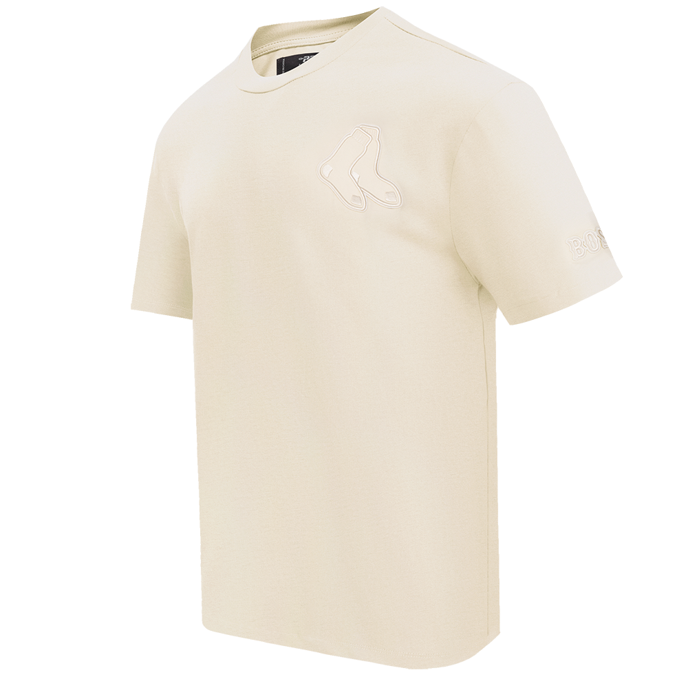 MLB BOSTON RED SOX NEUTRAL MEN'S  CJ  DROP SHOULDER TOP (EGGSHELL)