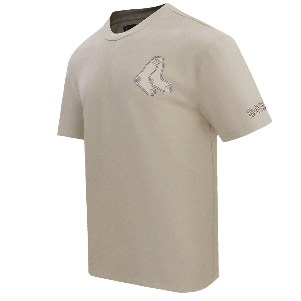 MLB BOSTON RED SOX NEUTRAL MEN'S  CJ  DROP SHOULDER TOP (TAUPE)