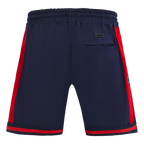 MLB BOSTON RED SOX SCRIPT TAIL SHORT EN MAILLE DOUBLE 2.0 POUR HOMME (MARINE MINUIT/ROUGE/MARINE MINUIT)