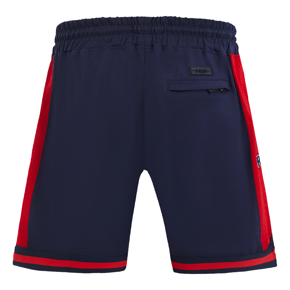 MLB BOSTON RED SOX SCRIPT TAIL SHORT EN MAILLE DOUBLE 2.0 POUR HOMME (MARINE MINUIT/ROUGE/MARINE MINUIT)