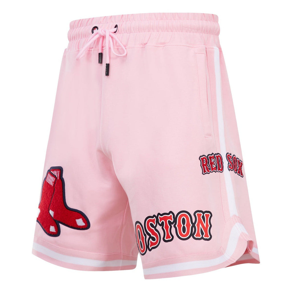 MLB BOSTON RED SOX CLASSIC CHENILLE SHORT POUR HOMME (ROSE)