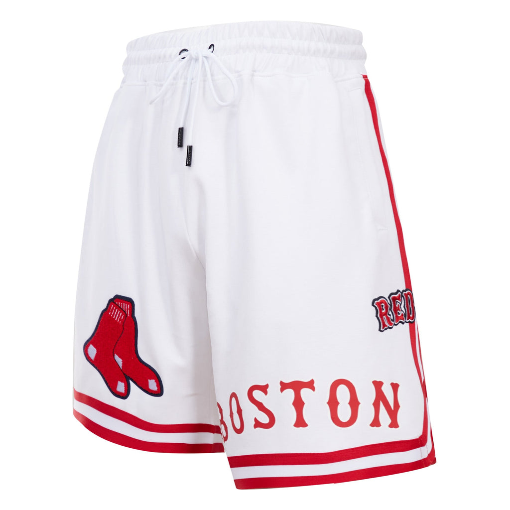 MLB BOSTON RED SOX CLASSIC CHENILLE SHORT POUR HOMME (BLANC)