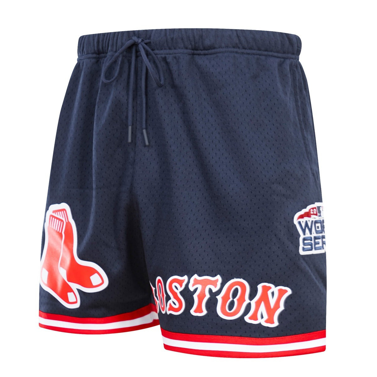 MLB BOSTON RED SOX LOGO MEN'S MESH SHORT (NAVY)