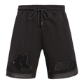 MLB BOSTON RED SOX TRIPLE BLACK MEN'S SHORT (TRIPLE BLACK)