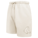 MLB BOSTON RED SOX NEUTRAL SHORT EN MOLLETON POUR HOMME (COQUILLE D'ŒUF)