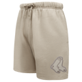 MLB BOSTON RED SOX NEUTRAL MEN'S  FLC SHORT (TAUPE)
