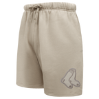 MLB BOSTON RED SOX NEUTRAL MEN'S  FLC SHORT (TAUPE)