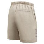 MLB BOSTON RED SOX NEUTRAL MEN'S  FLC SHORT (TAUPE)