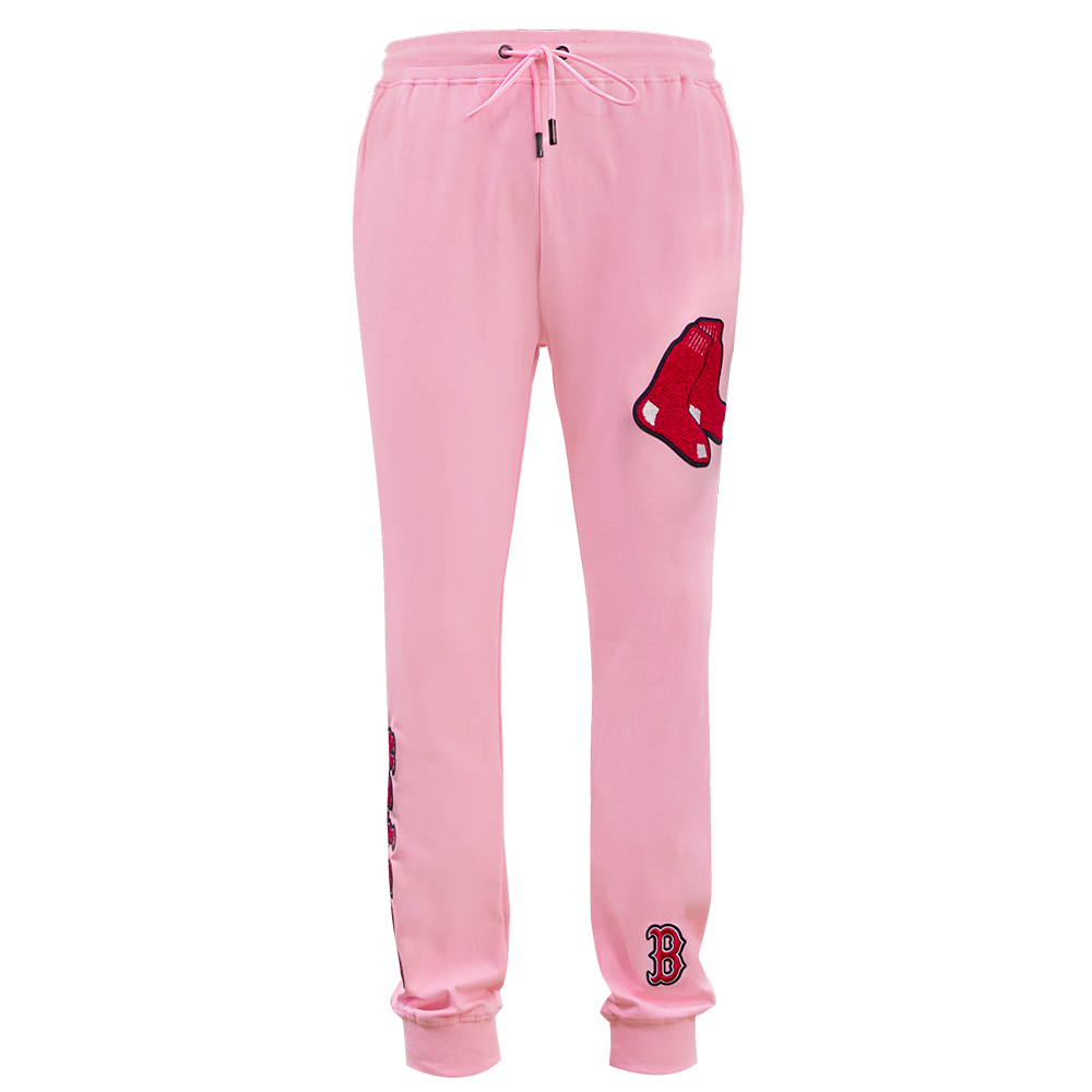 MLB BOSTON RED SOX CLASSIC CHENILLE MEN'S JOGGER (PINK)