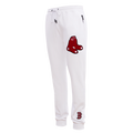 MLB BOSTON RED SOX CLASSIC CHENILLE PANTALON JOGGER POUR HOMME (BLANC)