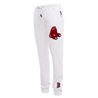 MLB BOSTON RED SOX CLASSIC CHENILLE PANTALON JOGGER POUR HOMME (BLANC)